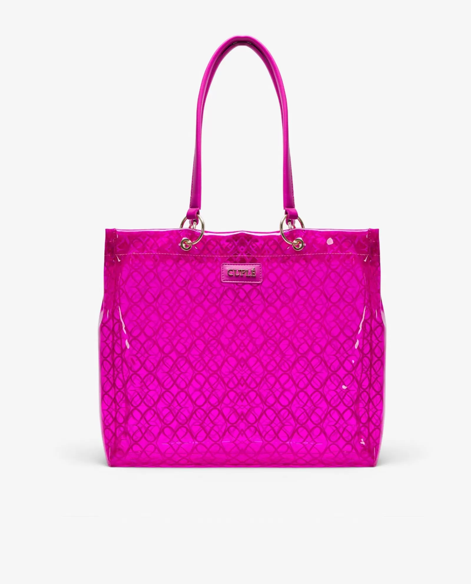 Bolso Tote Vinilo Fucsia^Cuplé Cheap