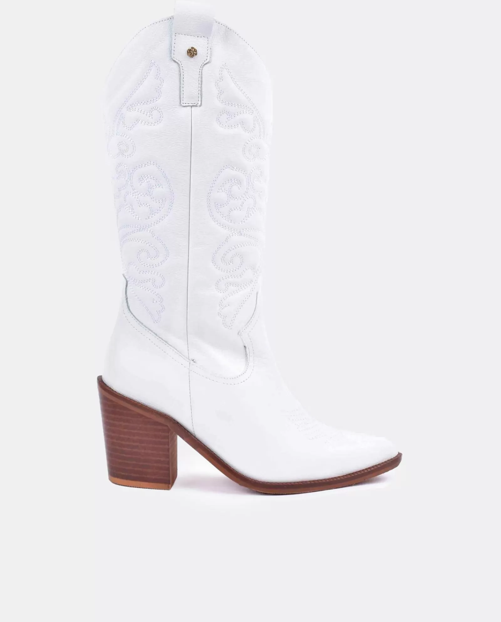 Bota Cow Napa Blanco^Cuplé Sale