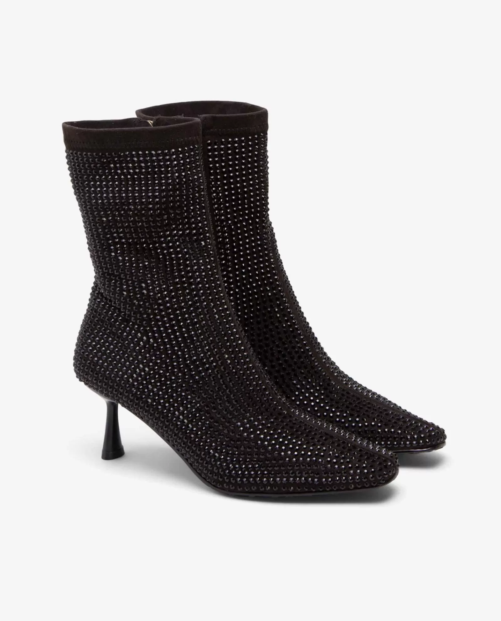 Botin Strass T/F Licra Strech Negro^Cuplé Shop