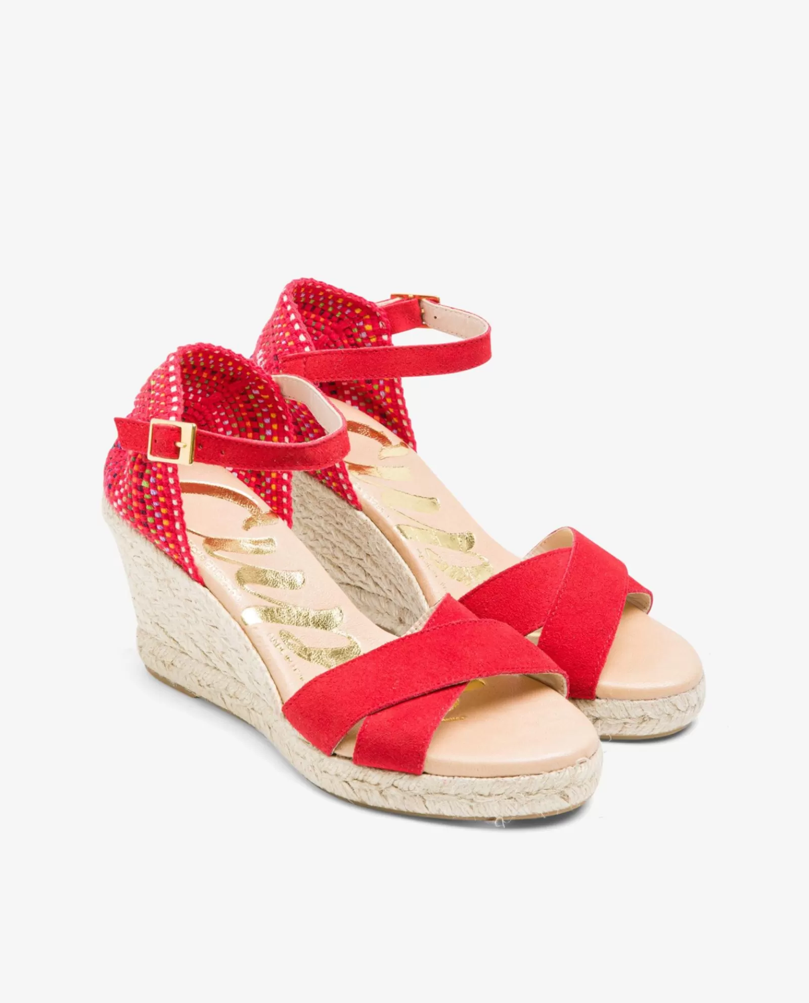 Cuna Cruzada Talon Serraje Rojo^Cuplé Flash Sale